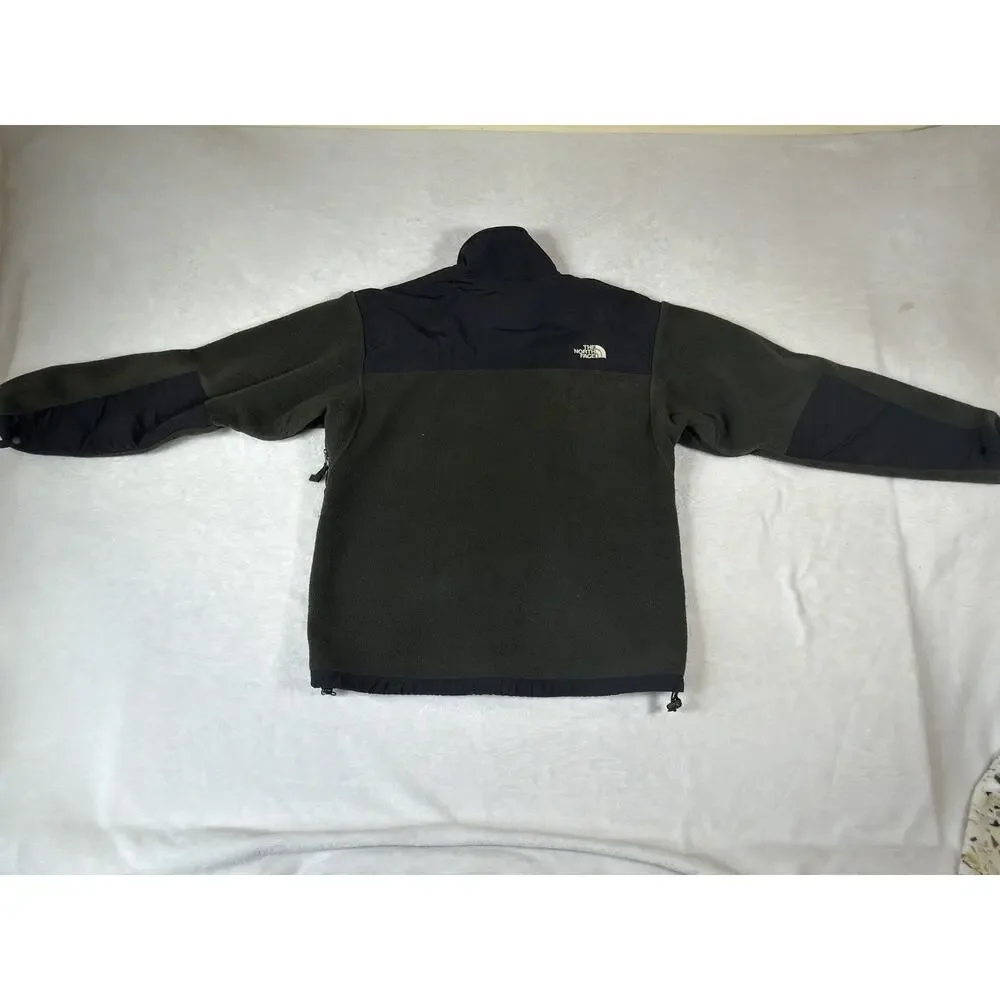 The North Face Denali Fleece Jacket Mens M Olive Green Black